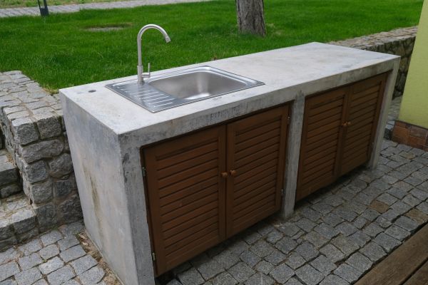 Exterior Cabinet Installation in Gilmer
